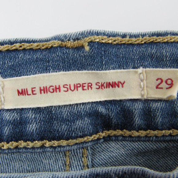 Levi Big E Women's Skinny Jeans - Picture 6 of 8